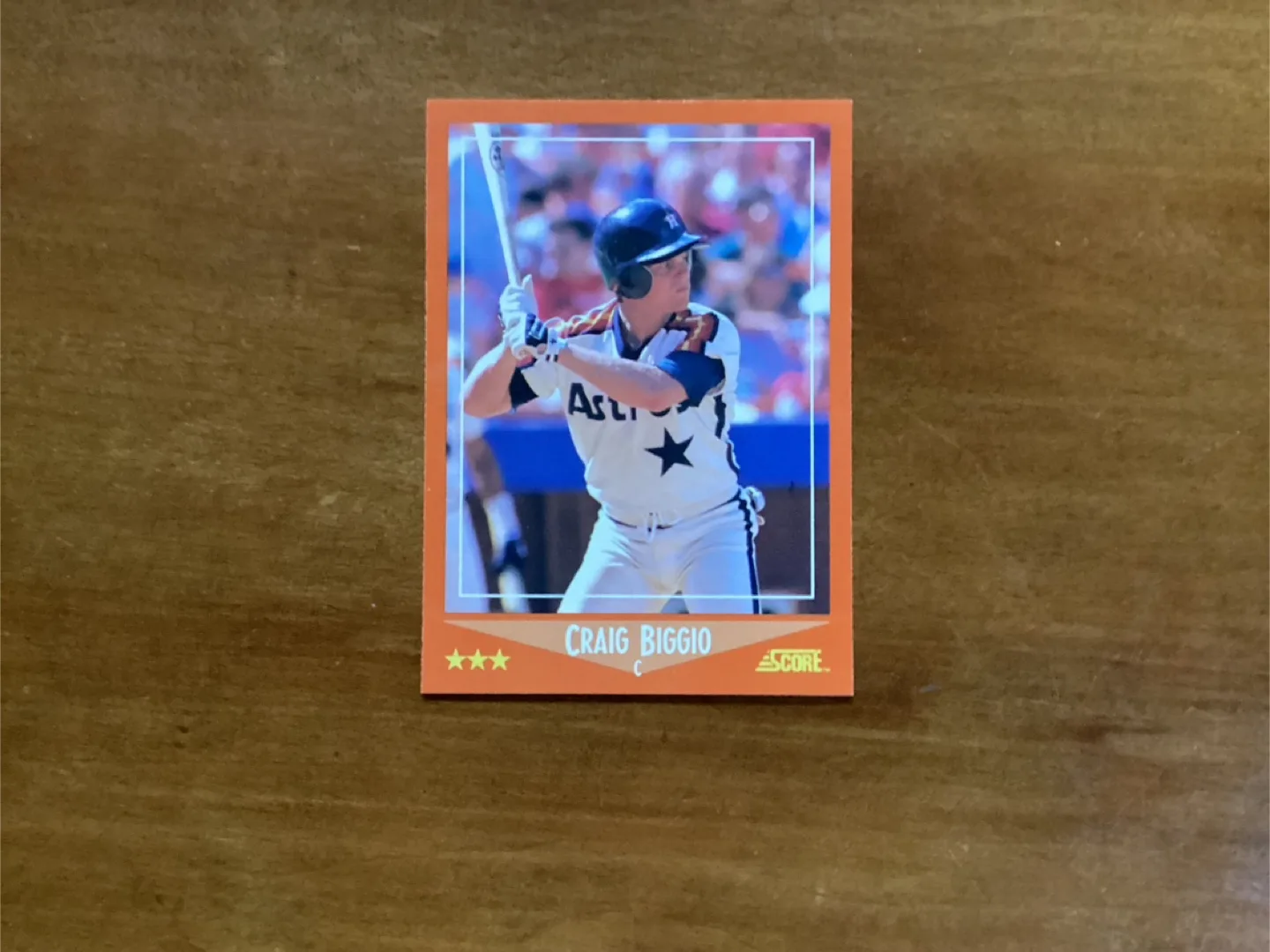 1988 SCORE CRAIG BIGGIO RC Traded #103T image indicator(3)