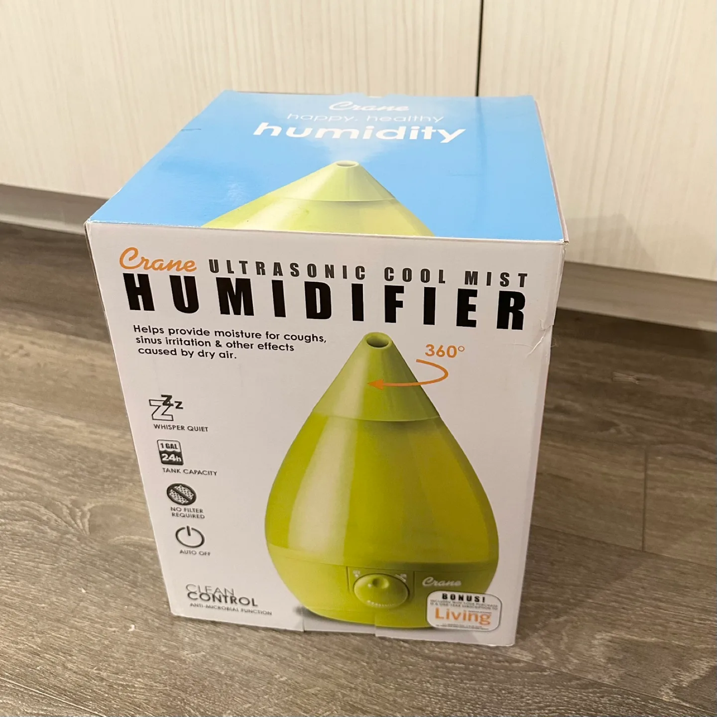 Crane Ultrasonic Cool Mist Humidifier thumbnail