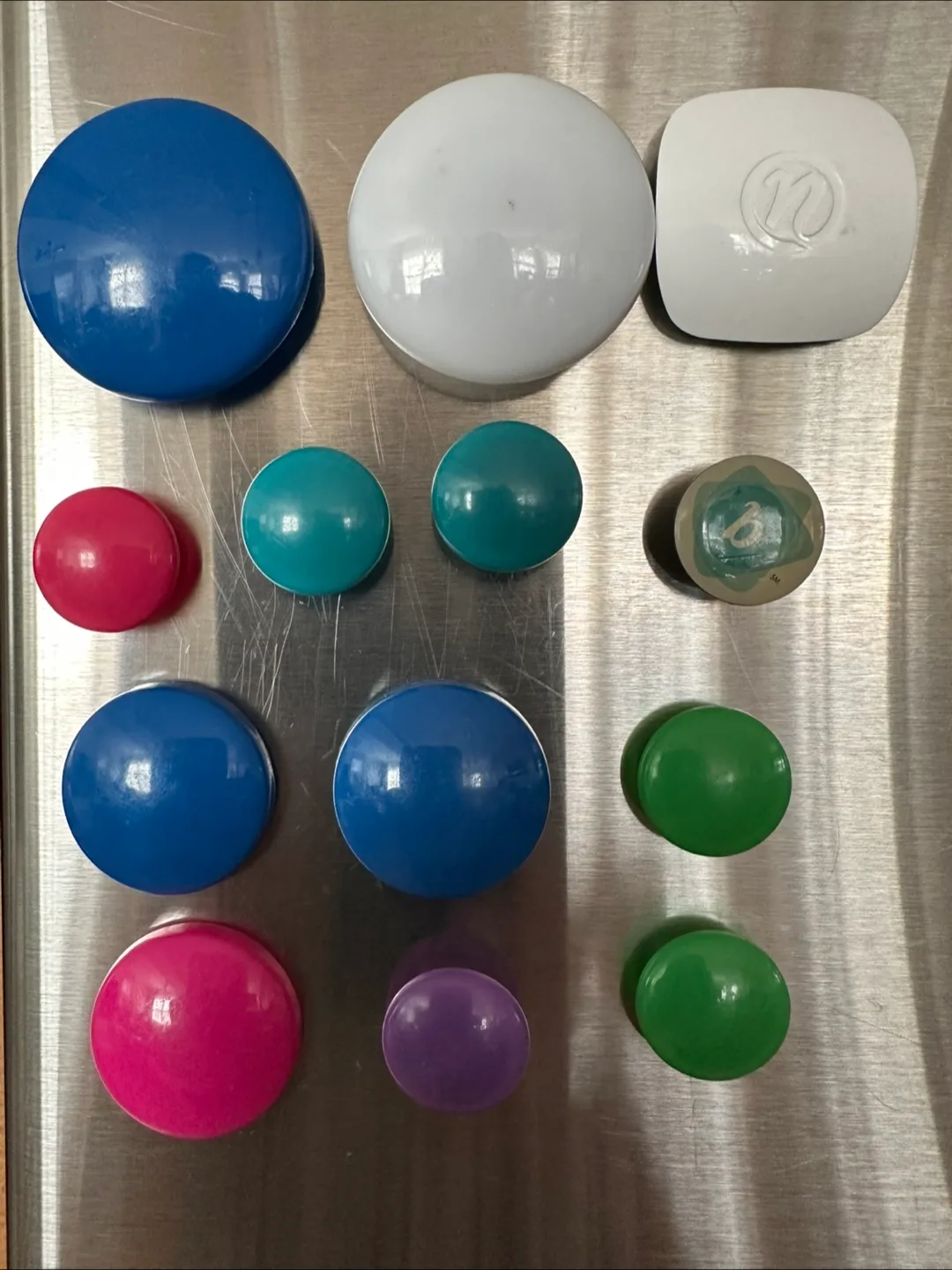 Colorful Round Magnets #freecycle thumbnail