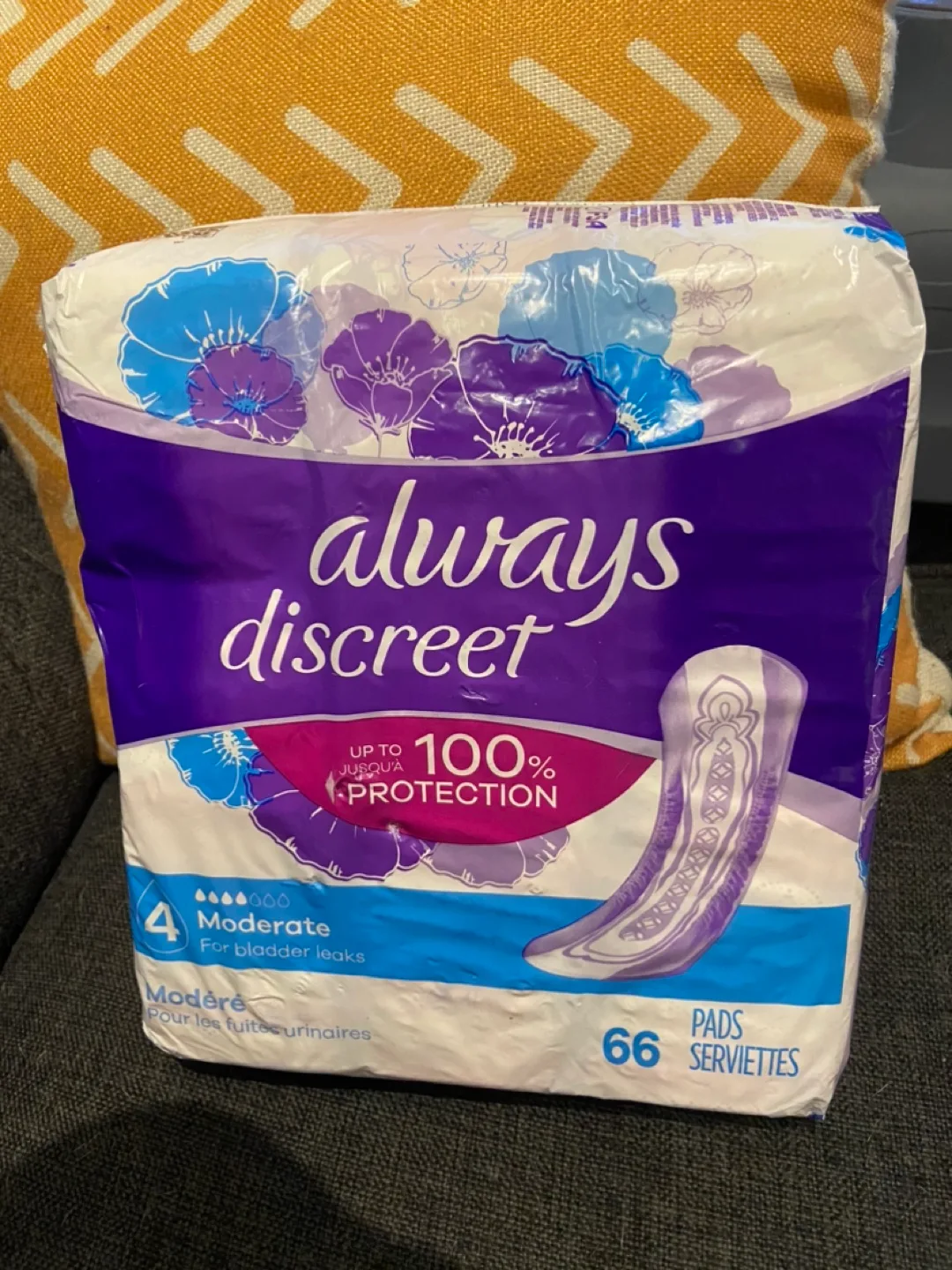 Always Discreet Moderate Pads - 66 Count 4 packages thumbnail