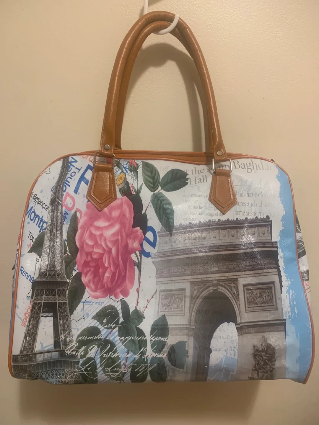 Paris Print Handbag thumbnail