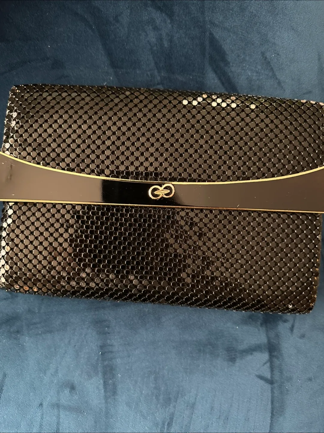 Vintage  Black  Clutch #freecycle thumbnail