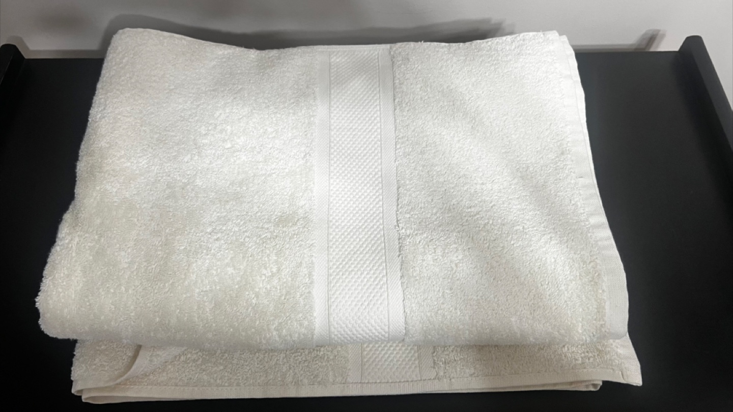 Cream Bath Towel
