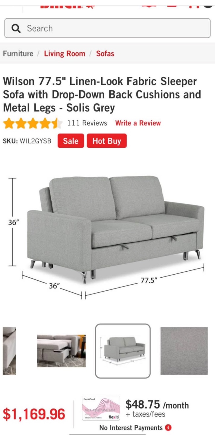 Sleeper Sofa - photo 3