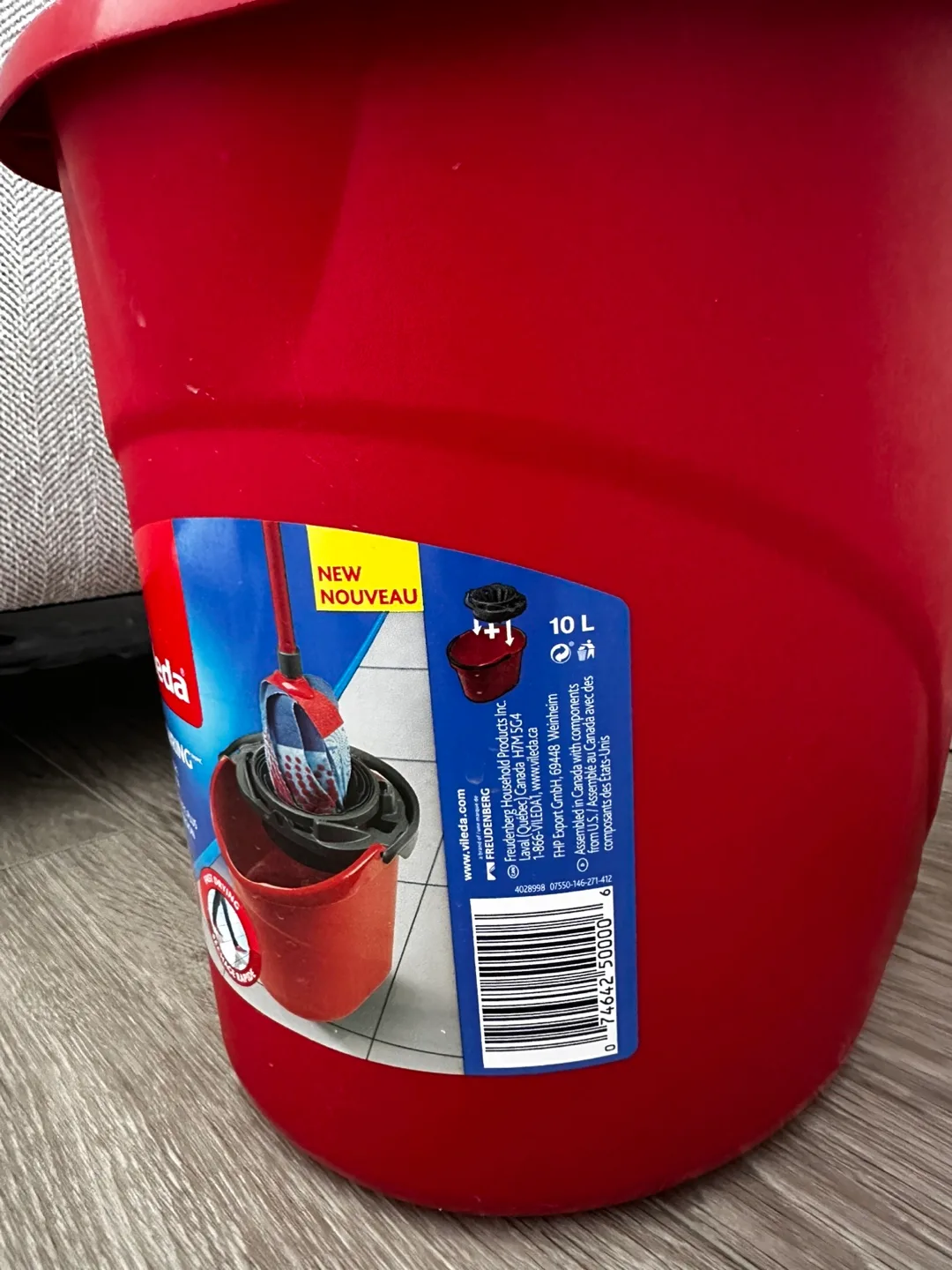 Vileda QuickWring Bucket and Libman Tornado Mop image indicator(2)