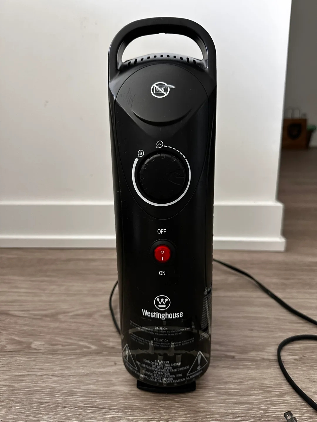 Westinghouse Black Oil Filled Radiator image indicator(3)