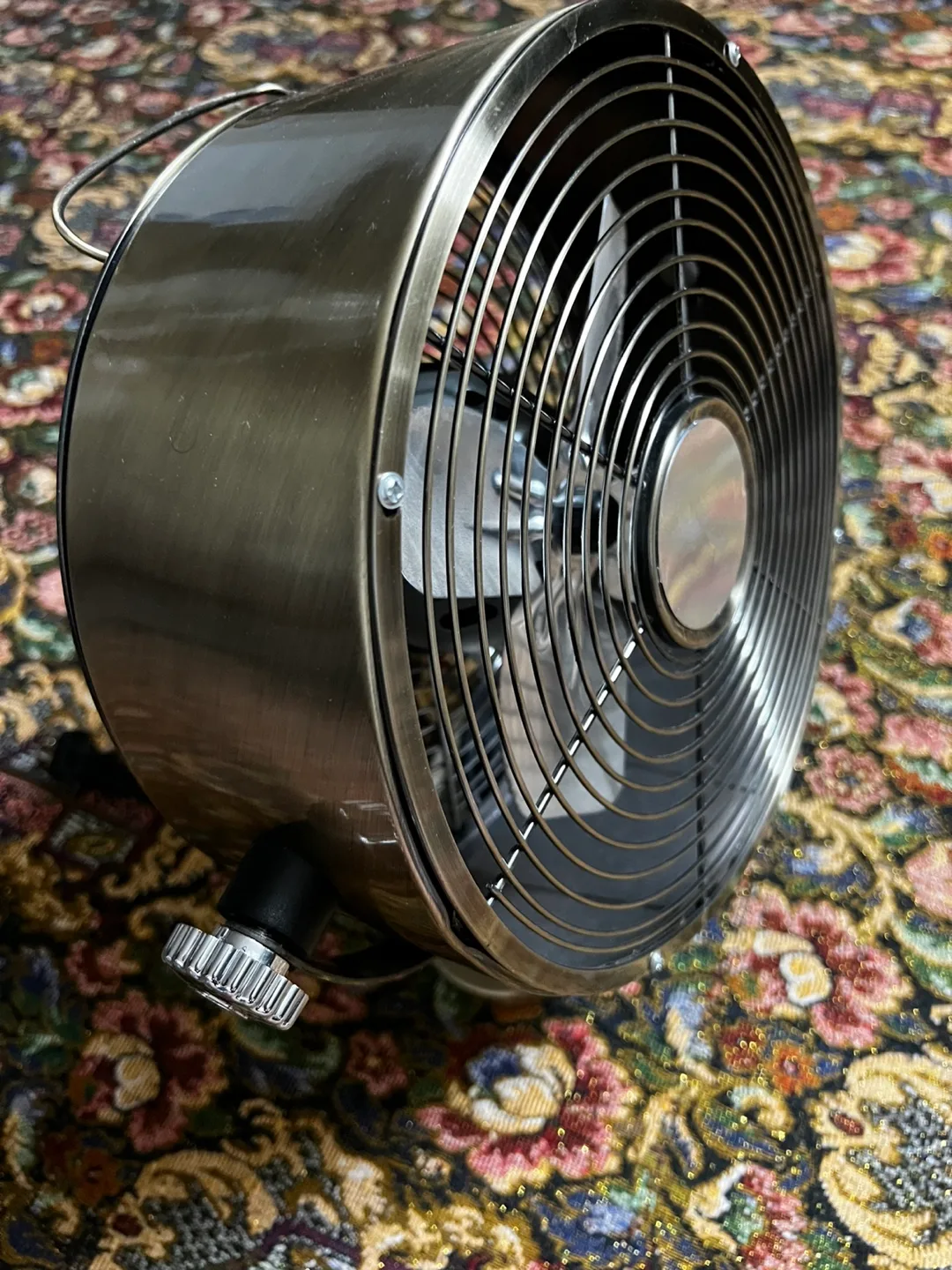 Vintage Style Bronze Table Fan thumbnail