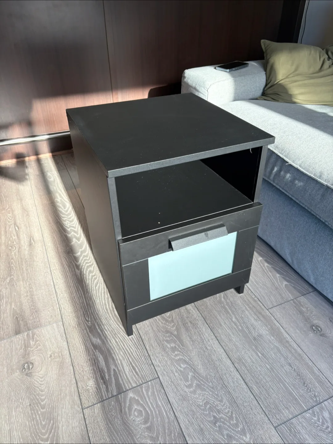 Nightstand Table with Drawer thumbnail