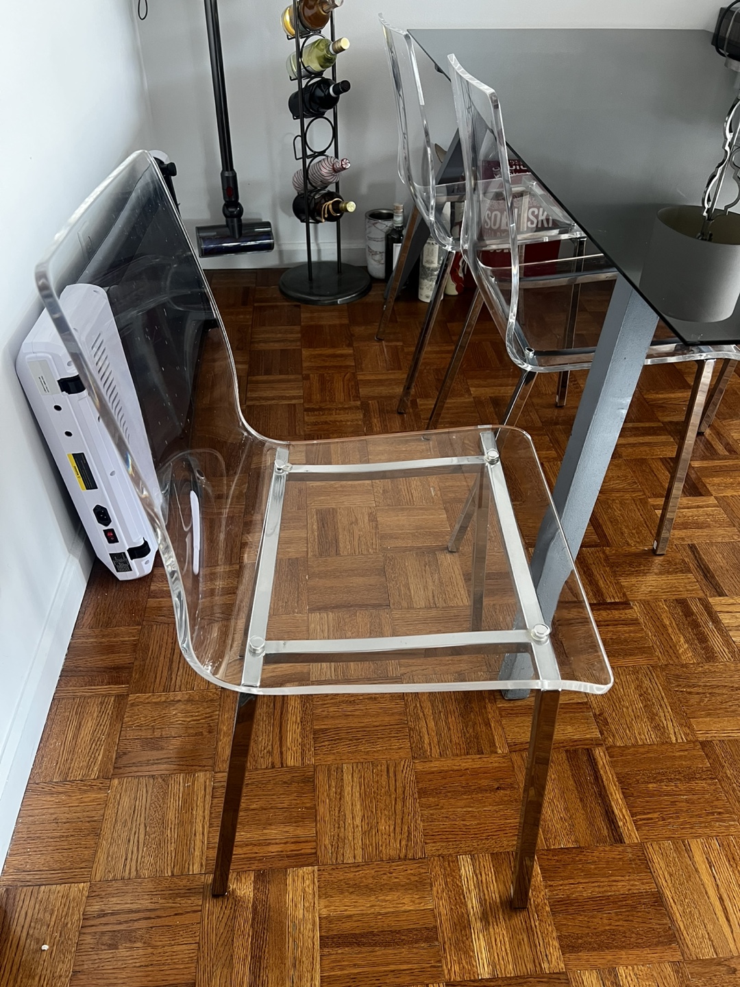 Dining Table with 4 CB2 Chairs - photo 5