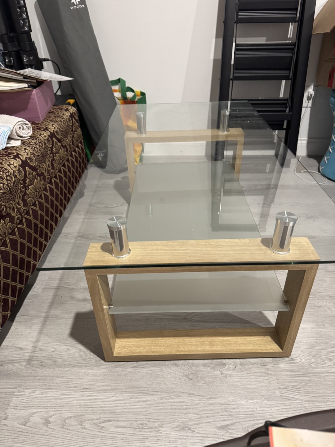Glass Top Coffee Table