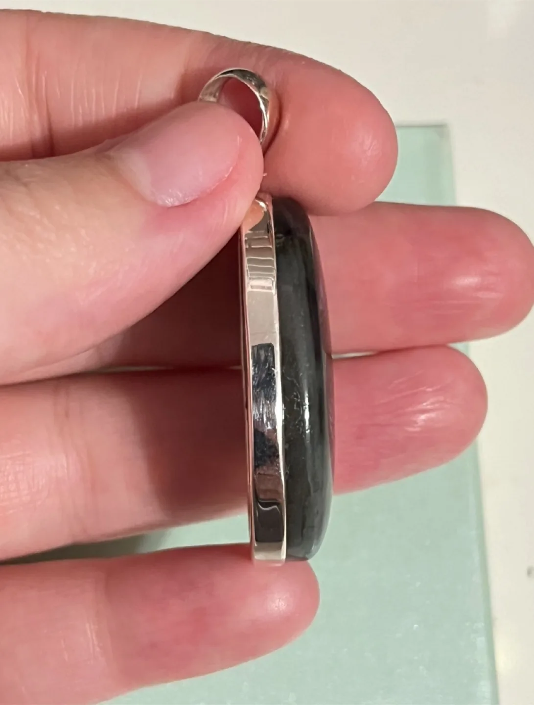 Real Sterling Silver & Labradorite Pendant image indicator(5)