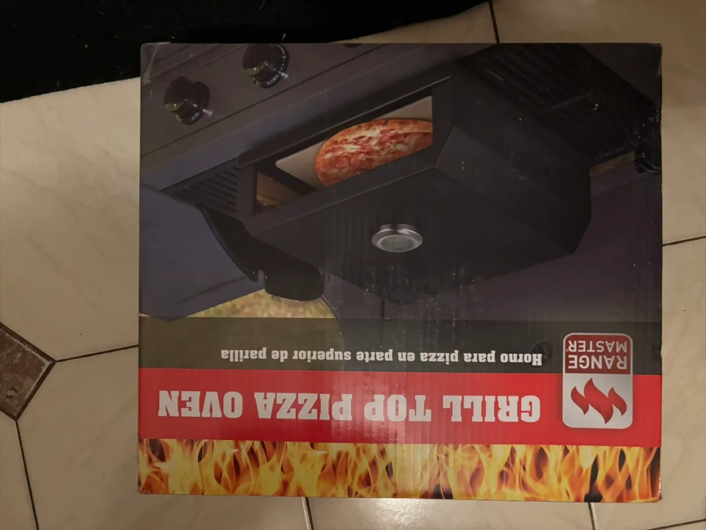 BNIB Range Master Grill Top Pizza Oven thumbnail