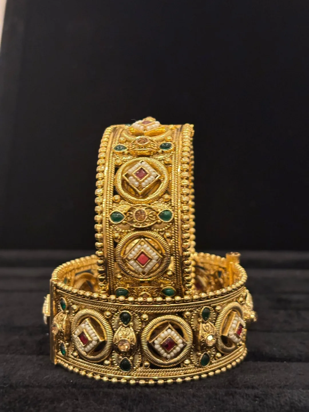 Gold Indian Bangles - Set of 2 image indicator(3)