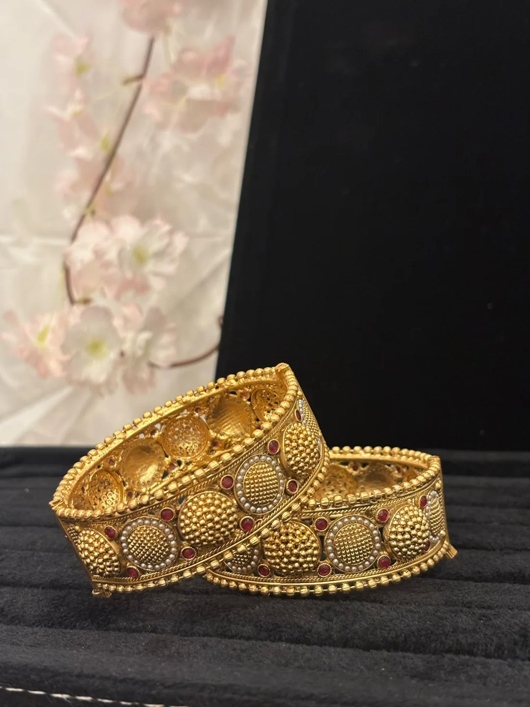 Gold Indian Bangles - Set of 2 image indicator(2)