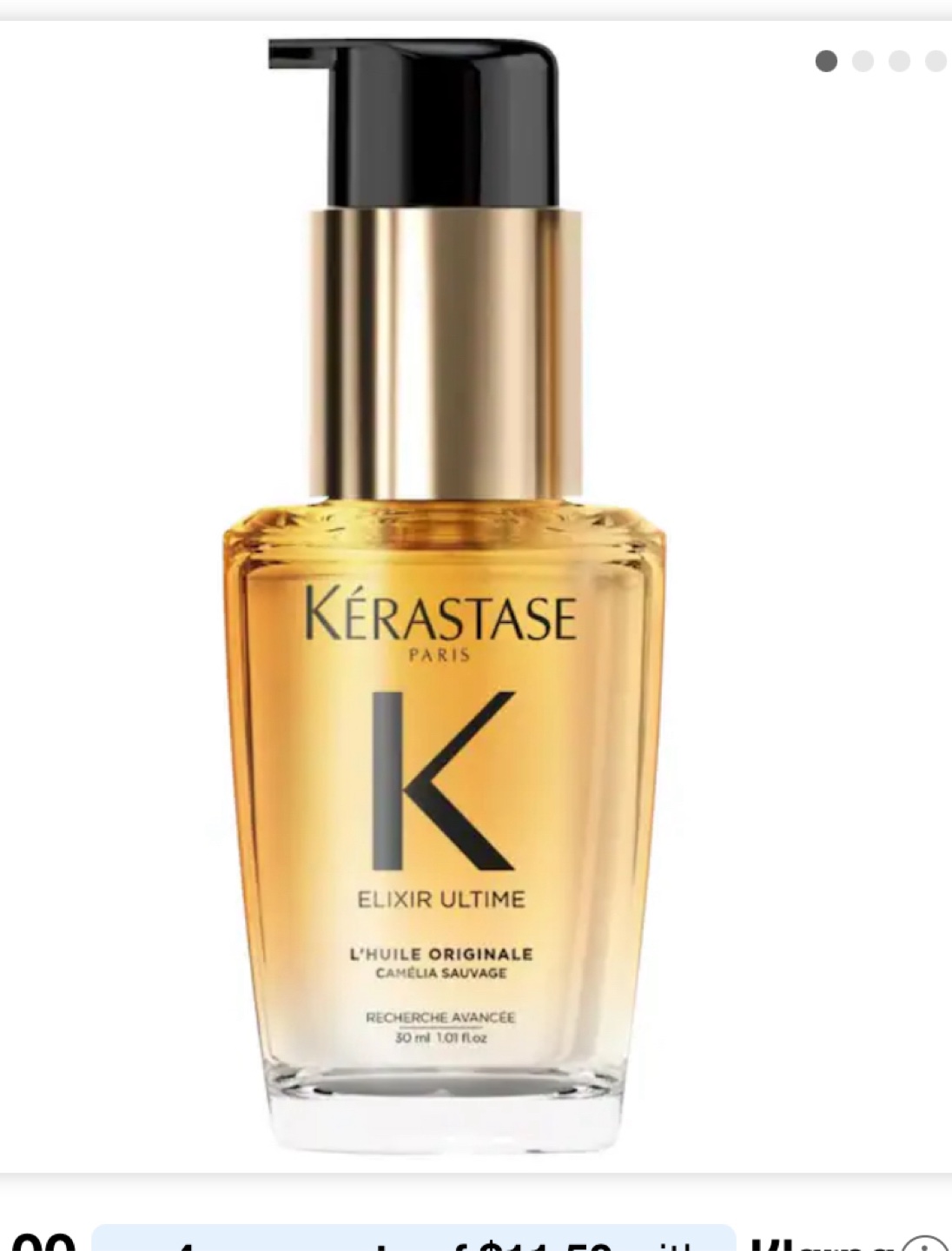 Kérastase Elixir Ultime L'Huile Originale 30ml - photo 2