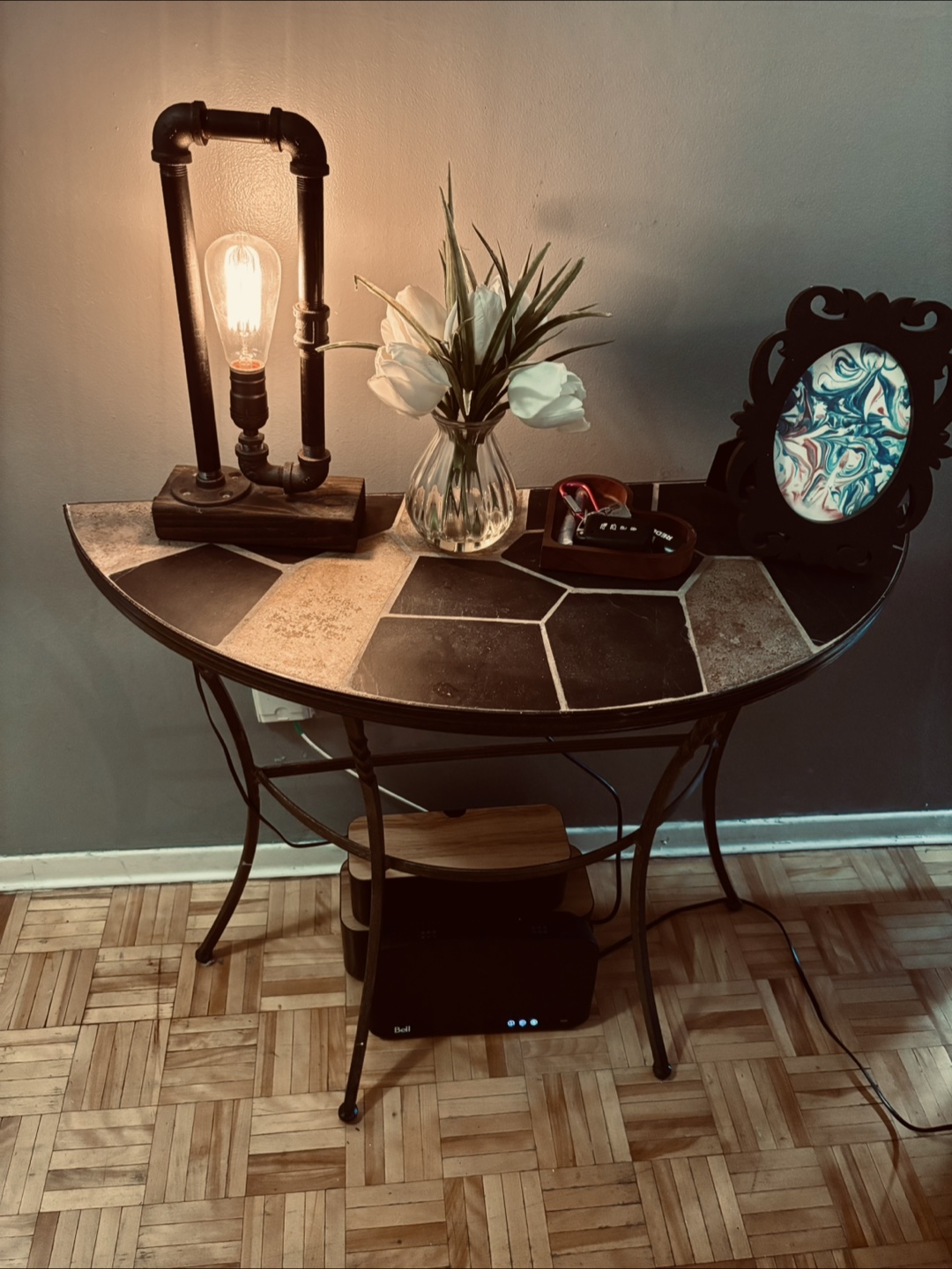 Half circle table