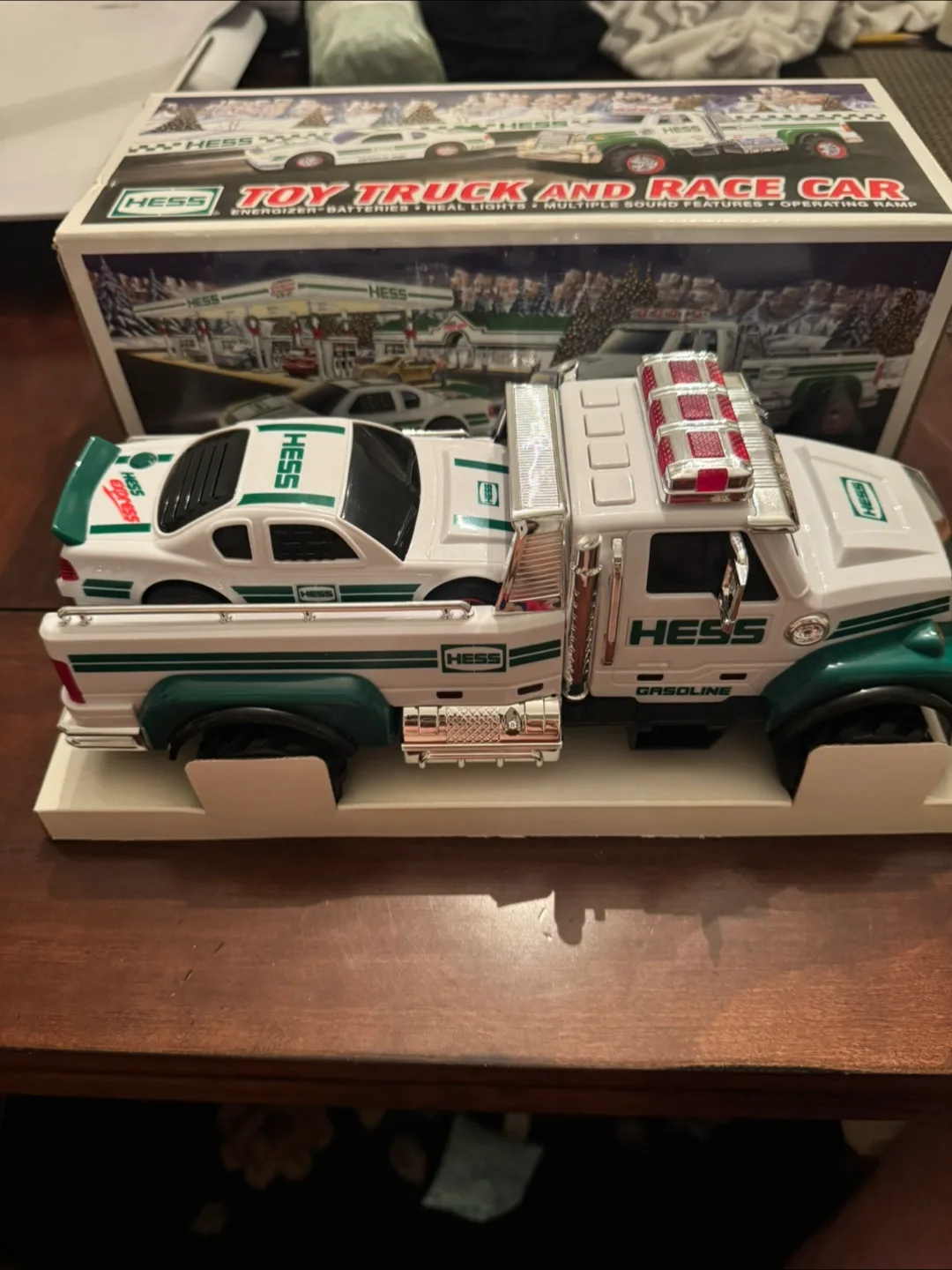 Hess 2011 Toy Truck and Race Car thumbnail