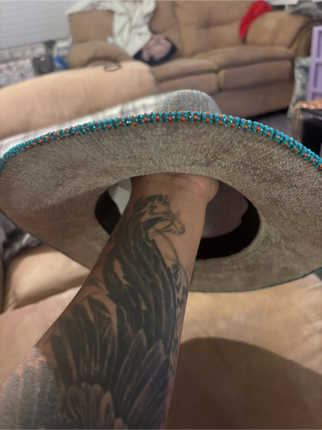 Beaded Brim Hat - photo 2
