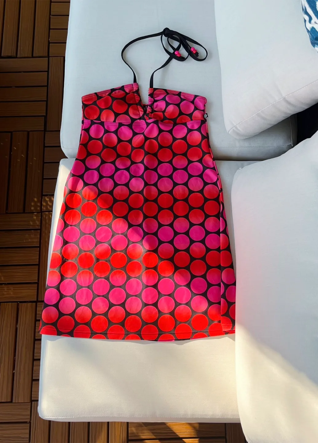La Vie en Rose Aqua Swim dress - Size S thumbnail