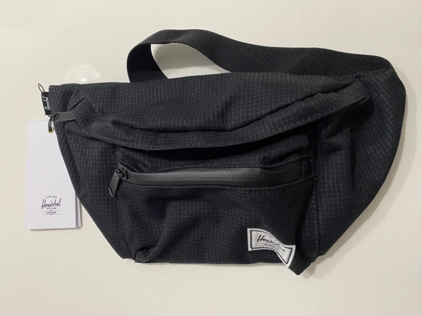 New Herschel Fanny Pack - Dark Grid Black - $15 thumbnail