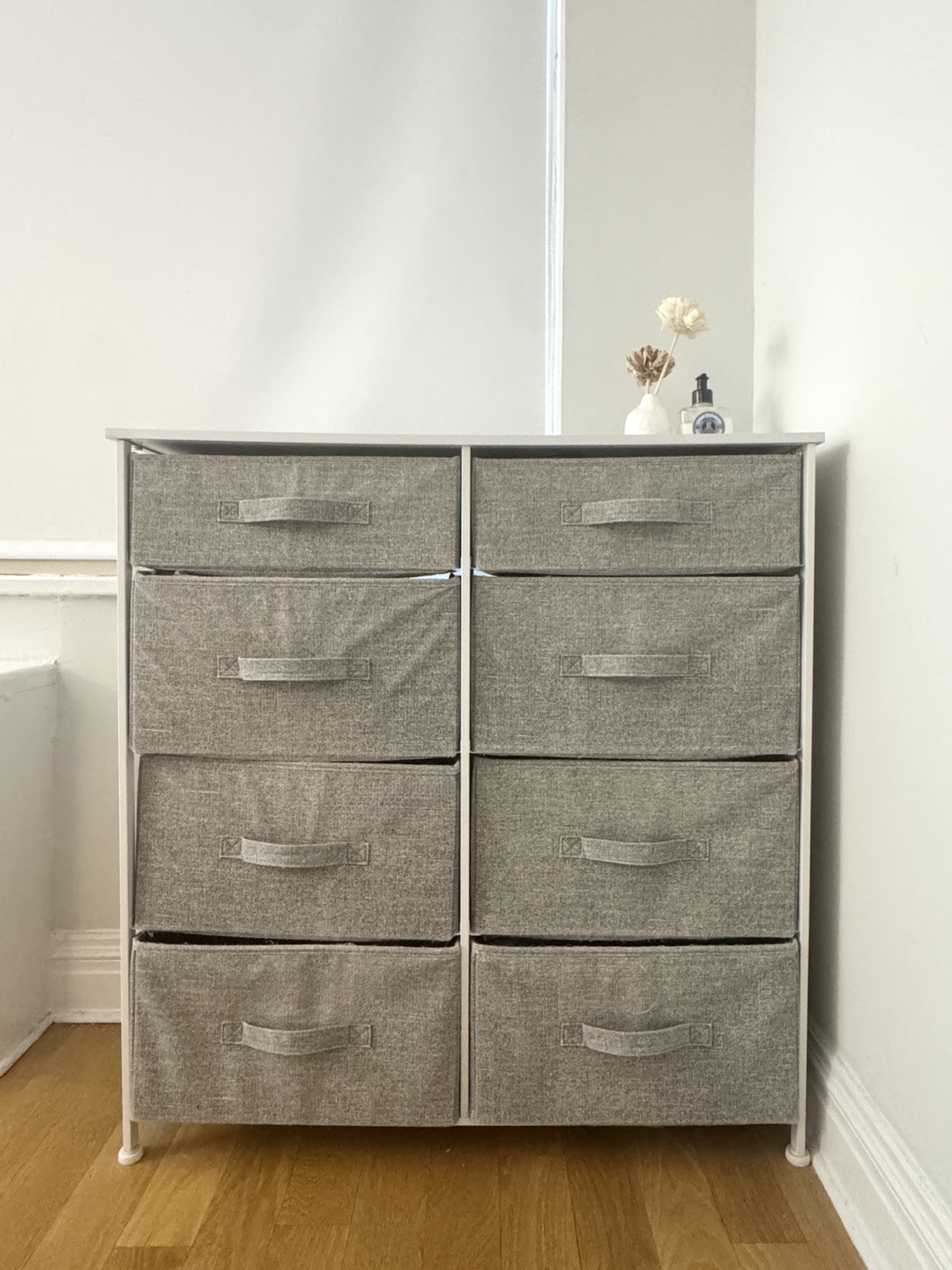 Storage Dresser with Removable Fabric Drawers