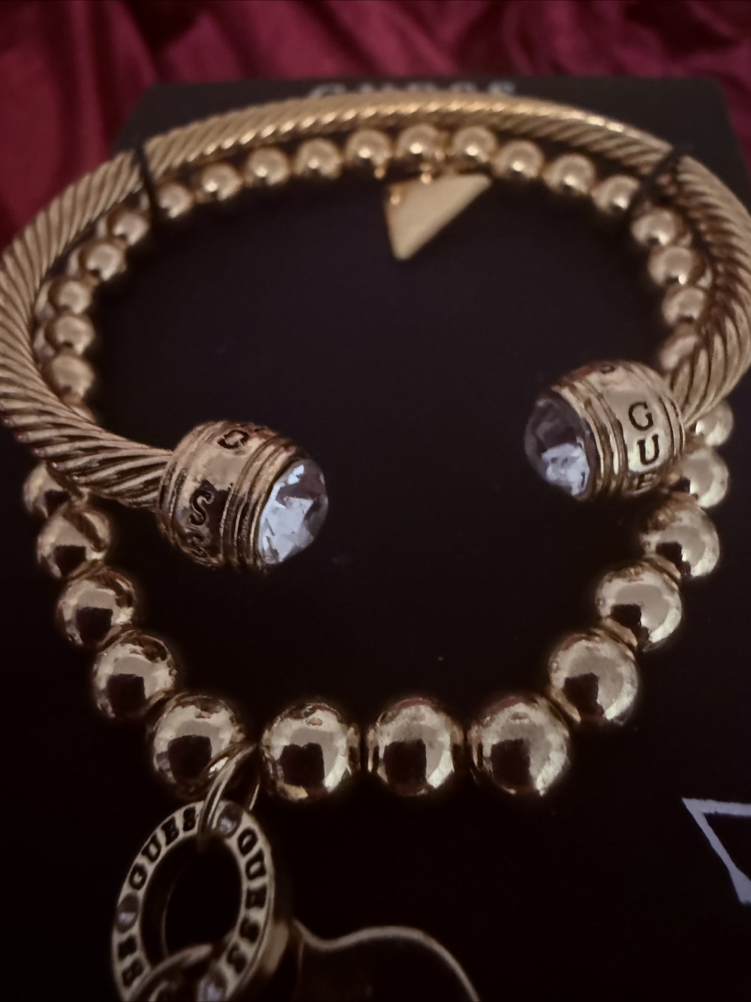 Guess Gold Tone Bangle Bracelet Set - photo 3