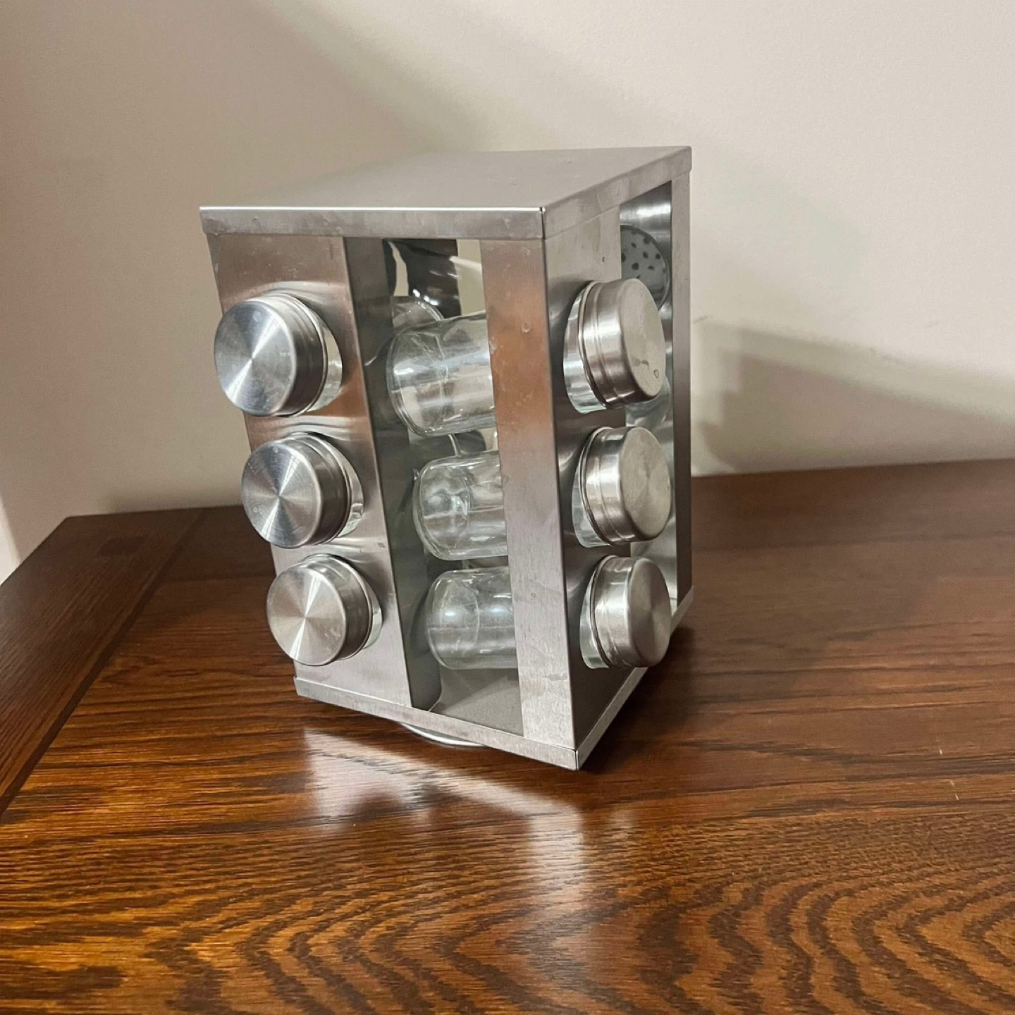 Rotating Spice Rack with Jars - photo 3