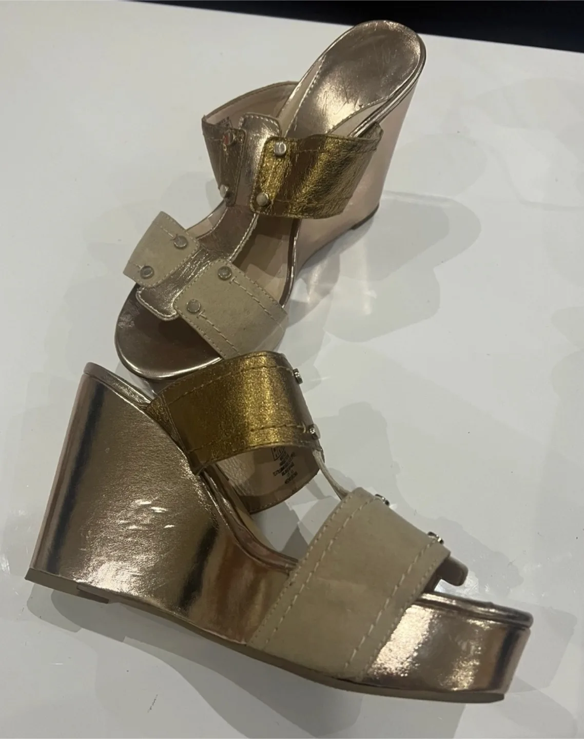Marc Fisher Wedge Heel Sandals - Size 8 thumbnail