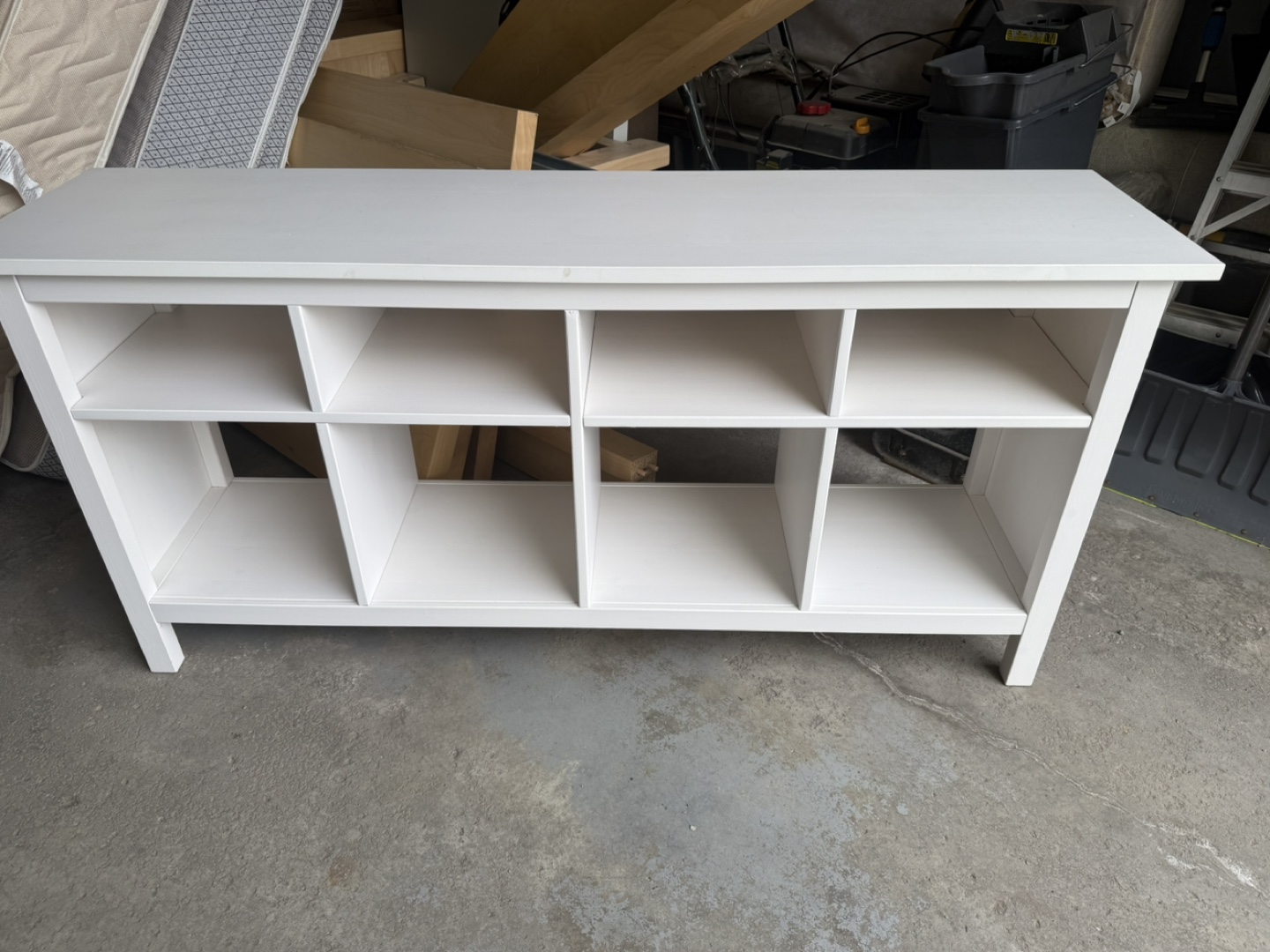 White Storage Shelf Unit