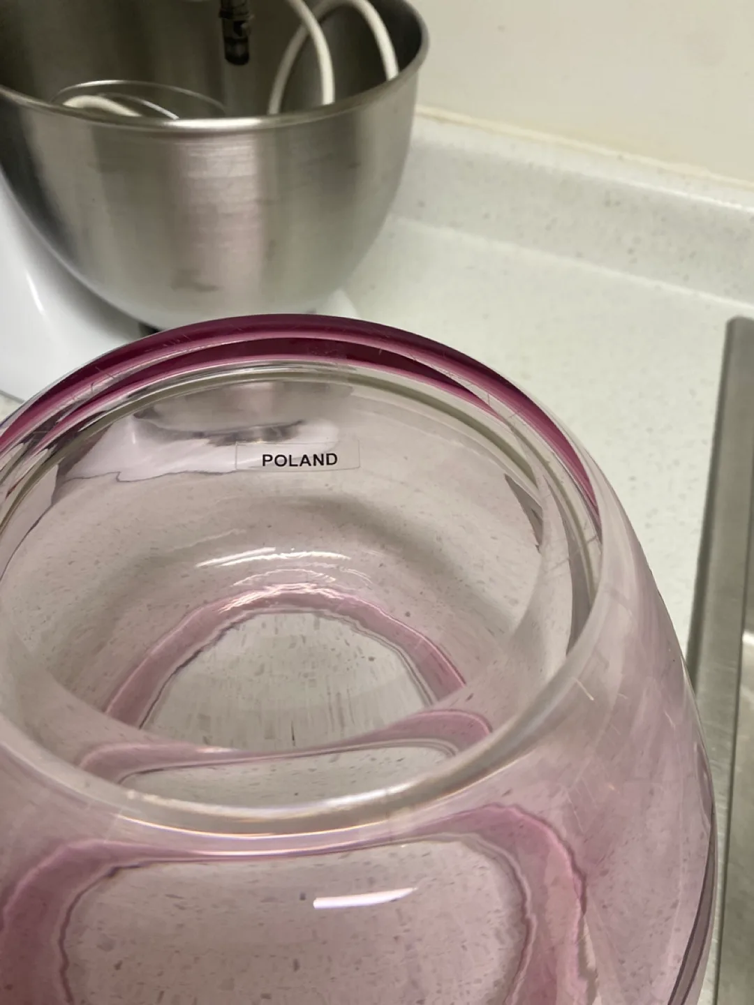 Purple Glass Vase - Made in Poland image indicator(2)