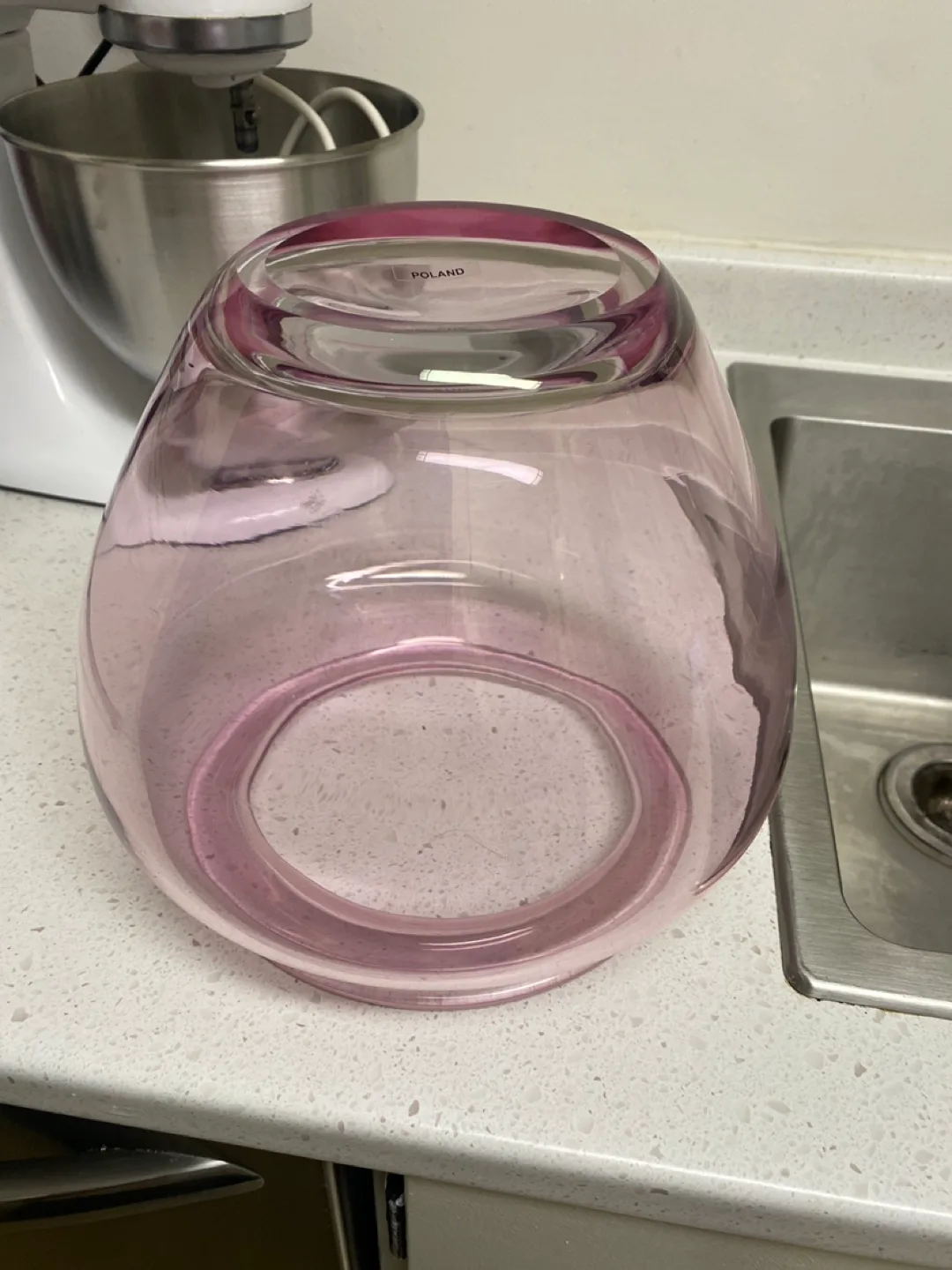 Purple Glass Vase - Made in Poland image indicator(3)