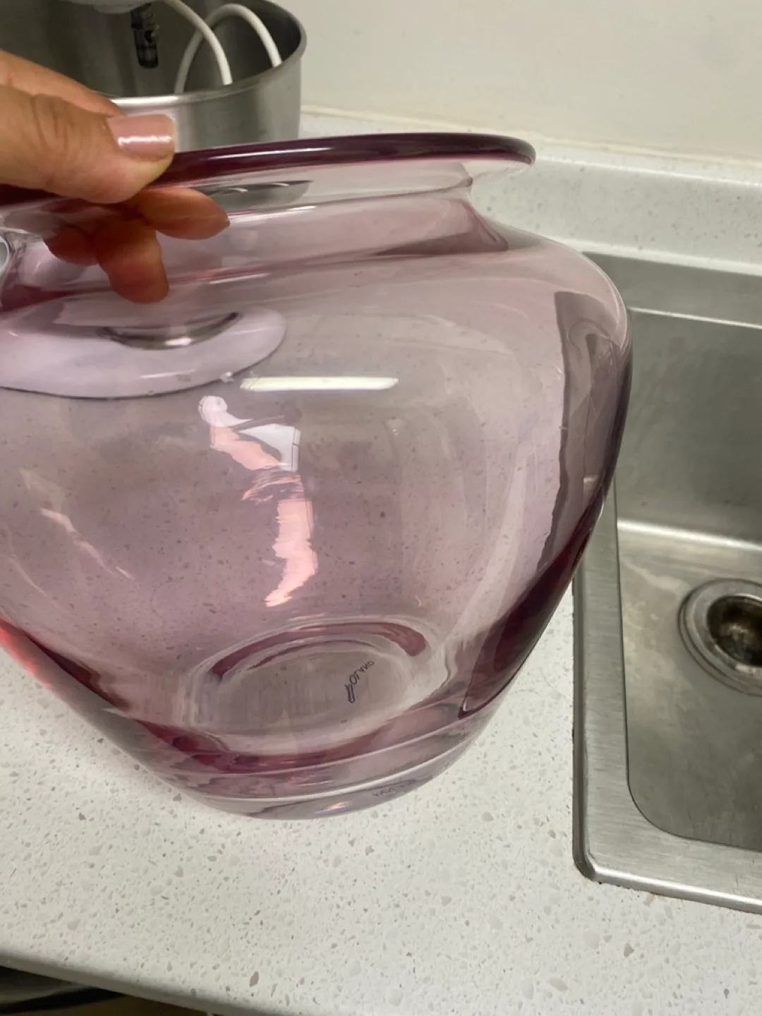 Purple Glass Vase - Made in Poland image indicator(4)