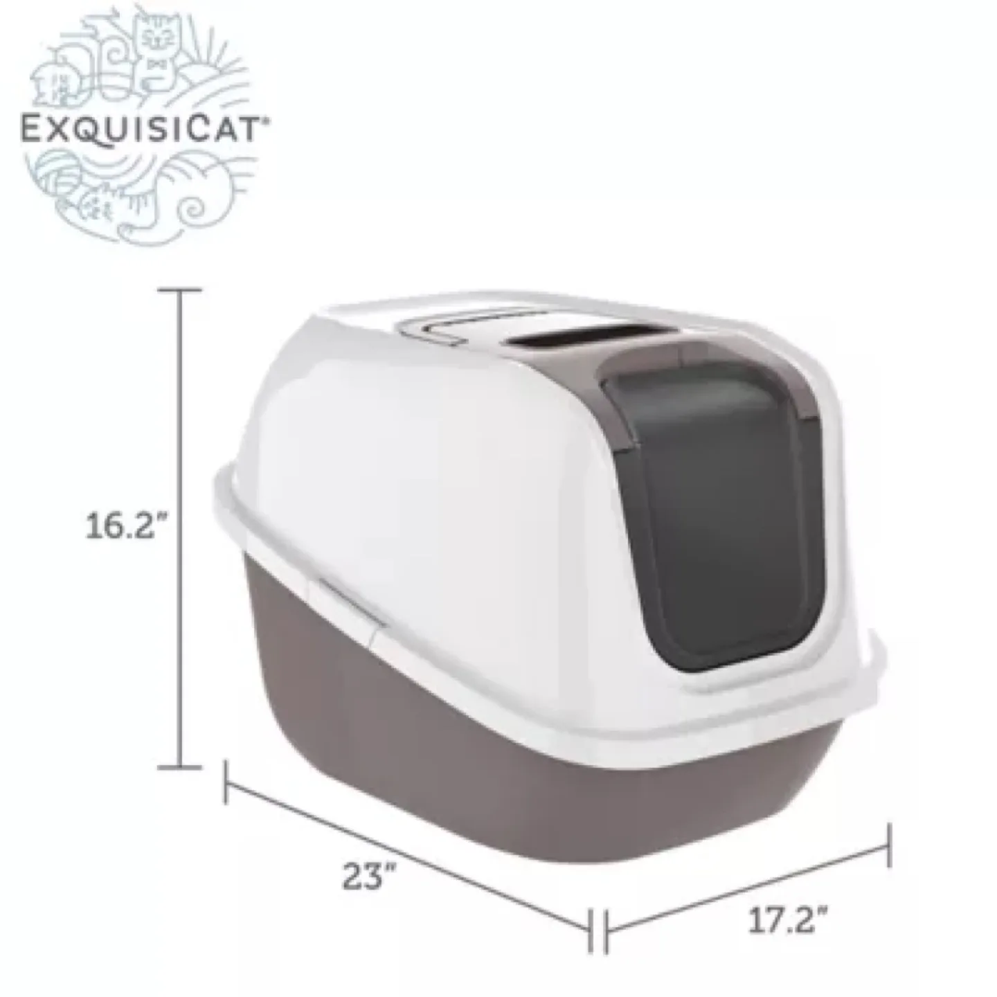 Litter box with door image indicator(3)