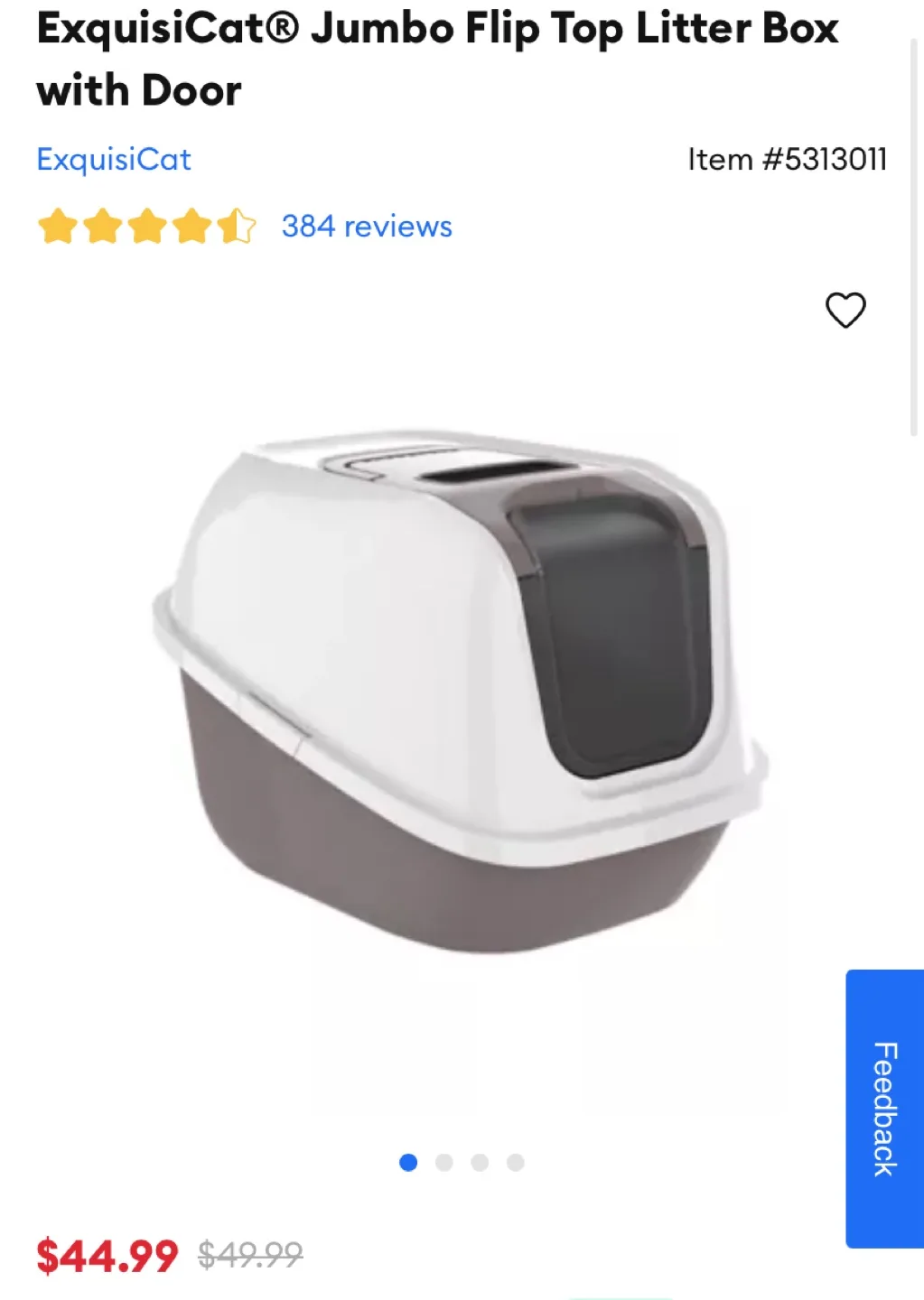 Litter box with door image indicator(5)