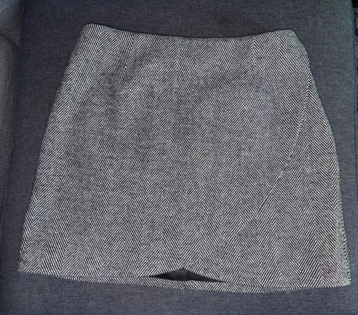 New Seal Girl Herringbone Mini Skirt - Size S thumbnail