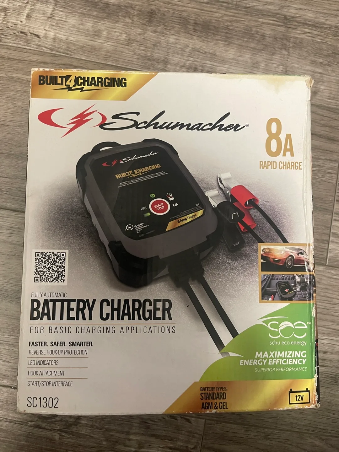 Schumacher SC1302 8A Rapid Battery Charger thumbnail