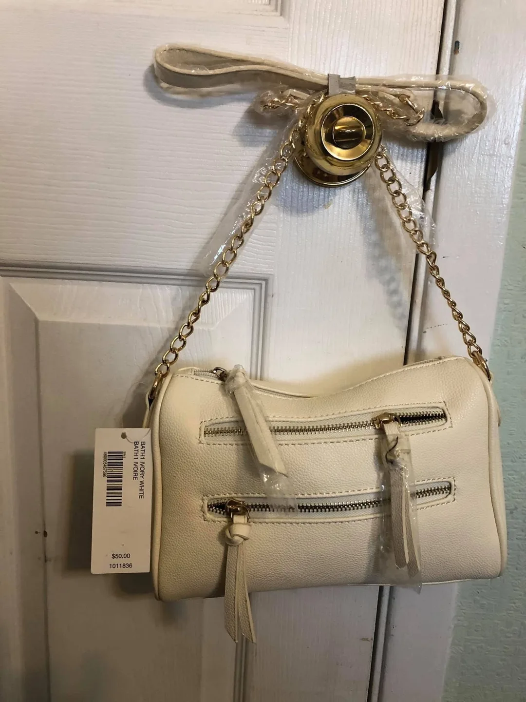 Naturalizer Ivory White Crossbody Bag thumbnail