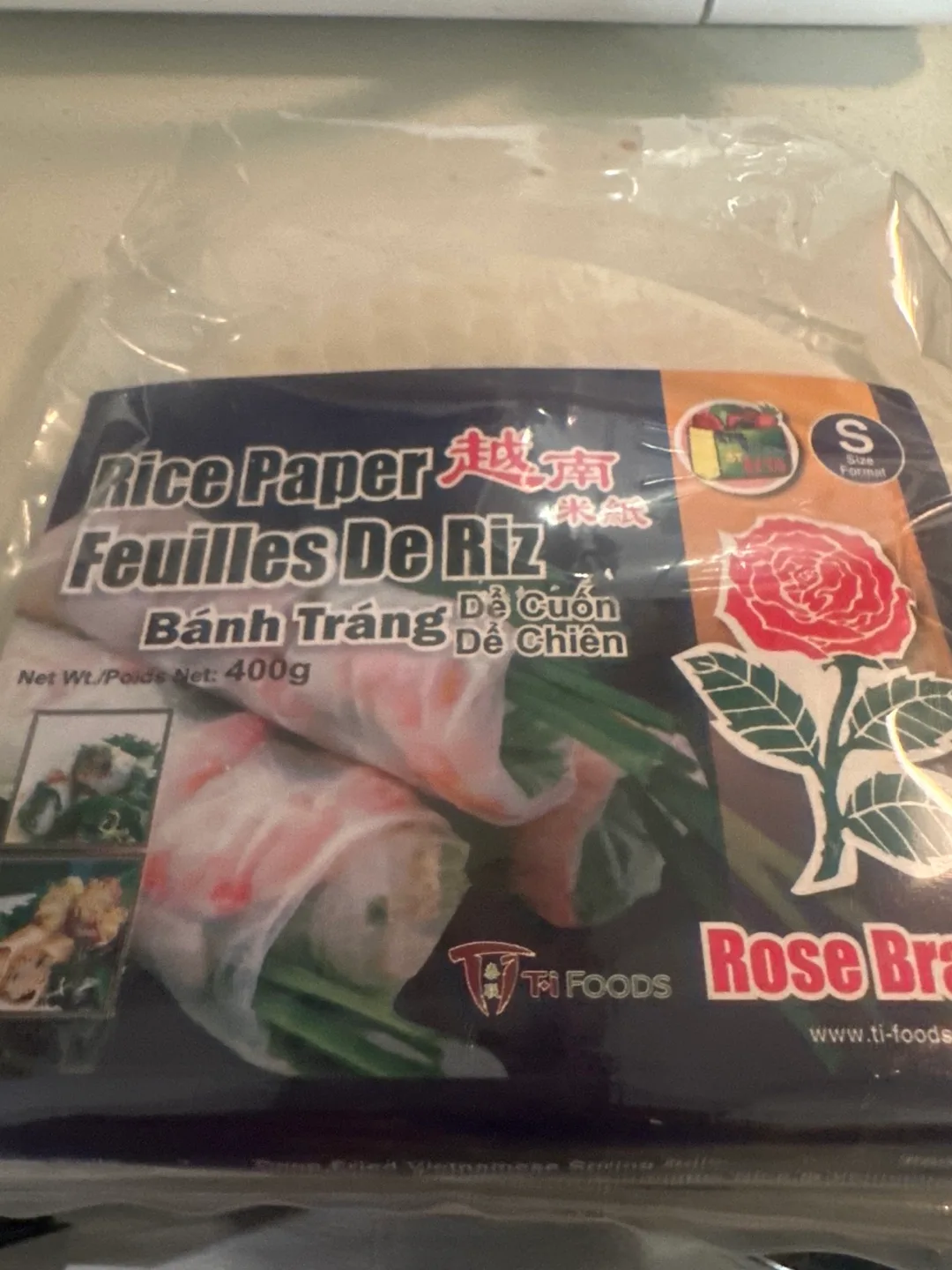 Rose Brand Rice Paper - 400g thumbnail