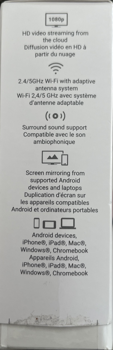 Chromecast Media Streaming Device - photo 3