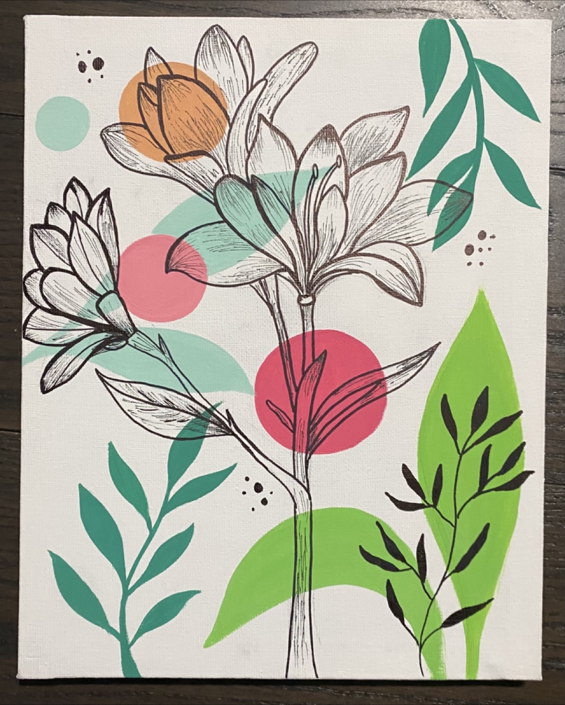 Floral Canvas Painting
