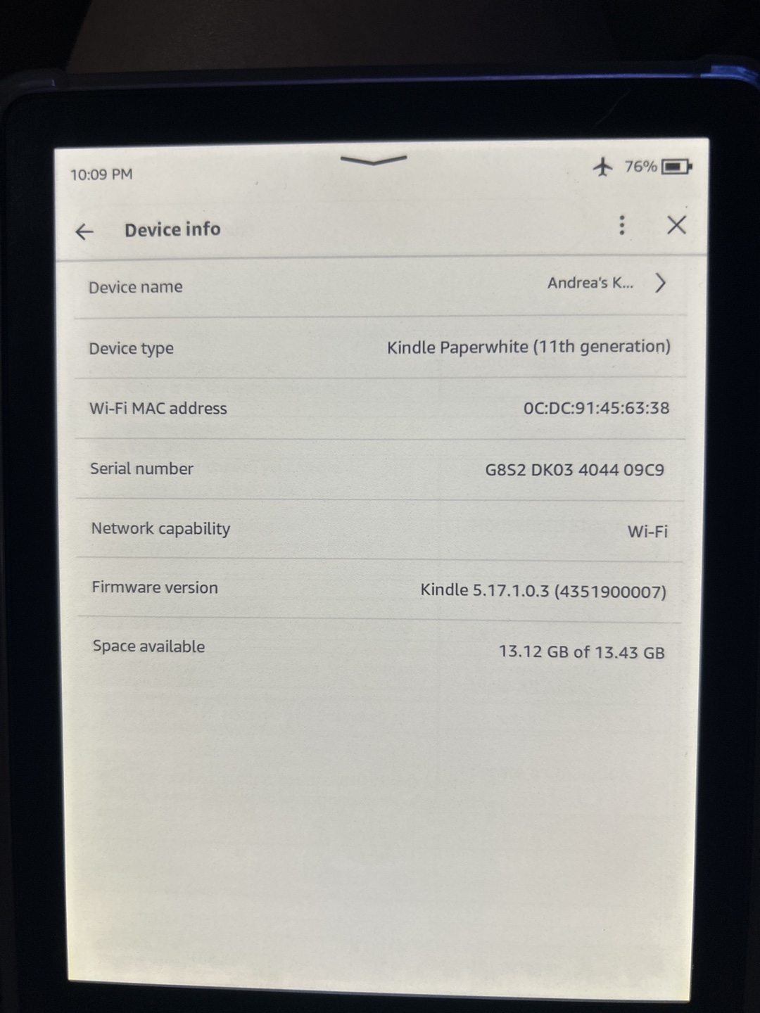 Kindle Paperwhite (11th Generation) E-Reader - photo 4