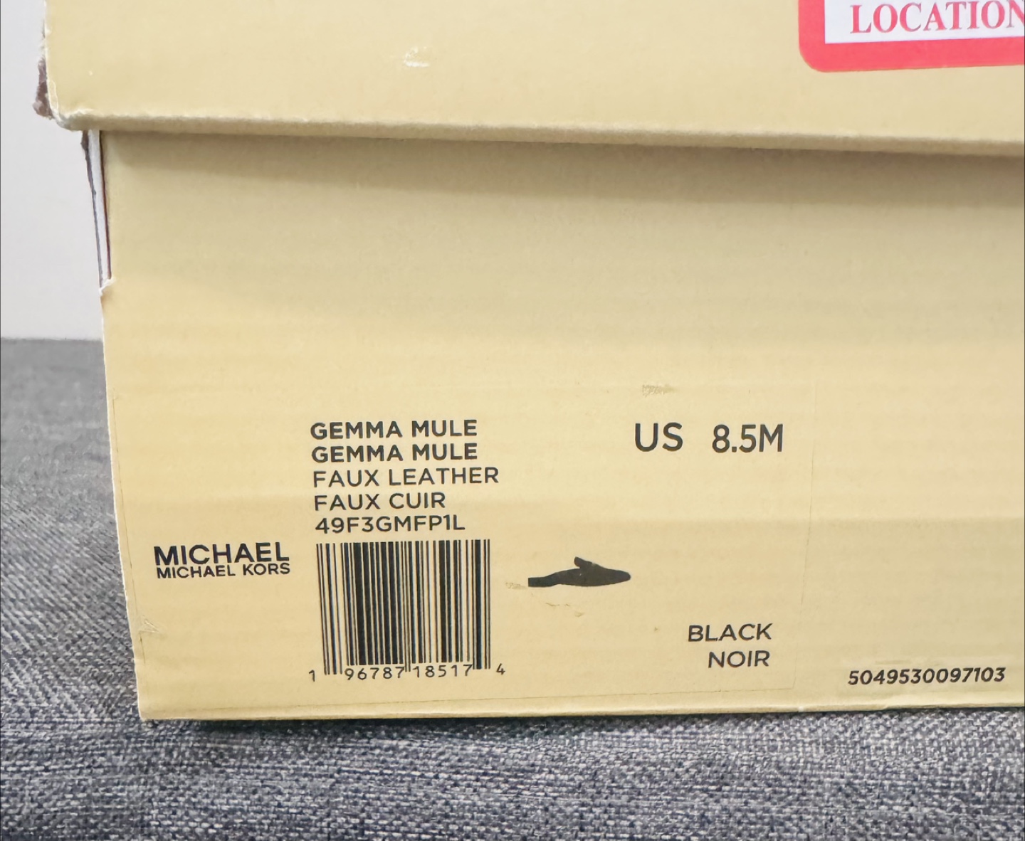 Brand New Michael Kors Gemma Mule - Black, Size 8.5 - photo 5