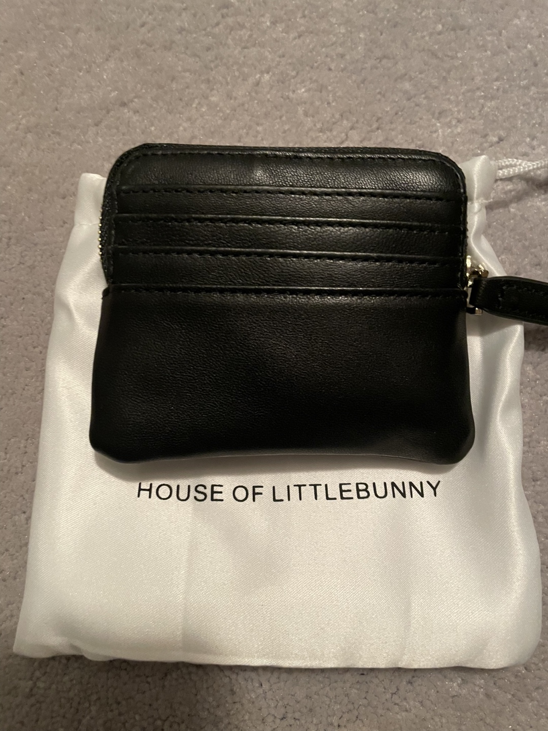House of Littlebunny Black Coin Purse - photo 2