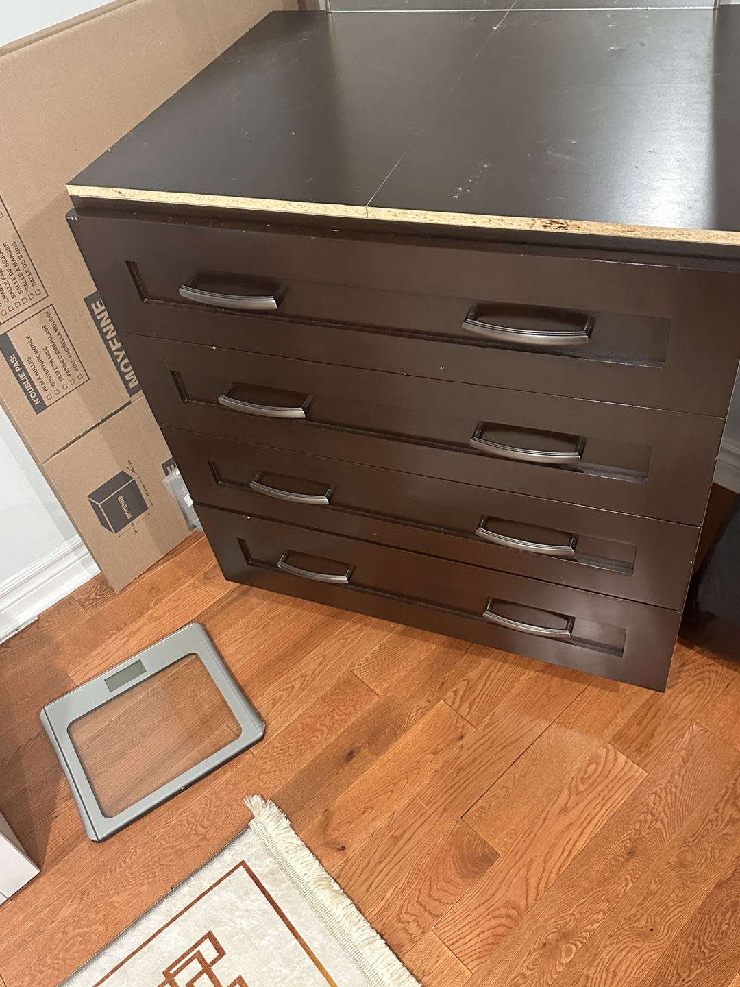 Brown 4-Drawer Dresser - photo 2