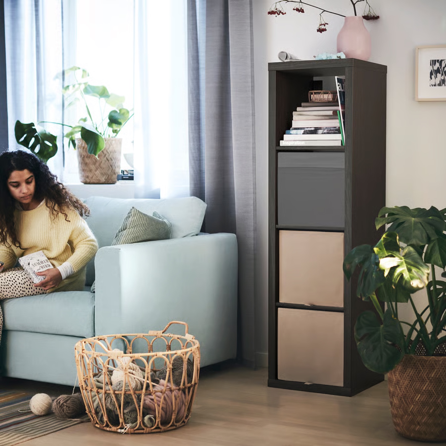 IKEA Kallax Shelf Unit - Black-Brown - photo 3