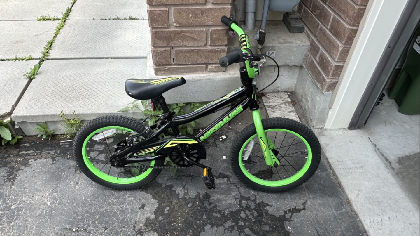 Nakamura 16” Kids Bike - Green & Black - photo 4