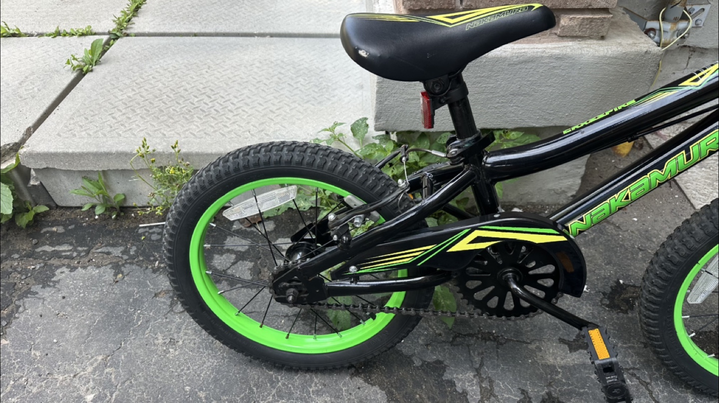 Nakamura 16” Kids Bike - Green & Black - photo 3