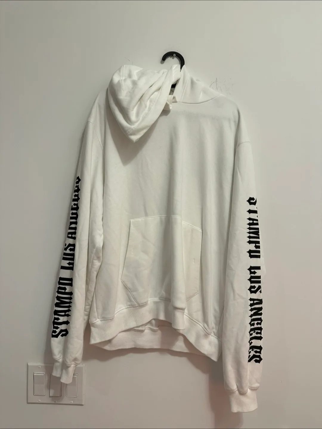 Stampd Los Angeles White Hoodie thumbnail