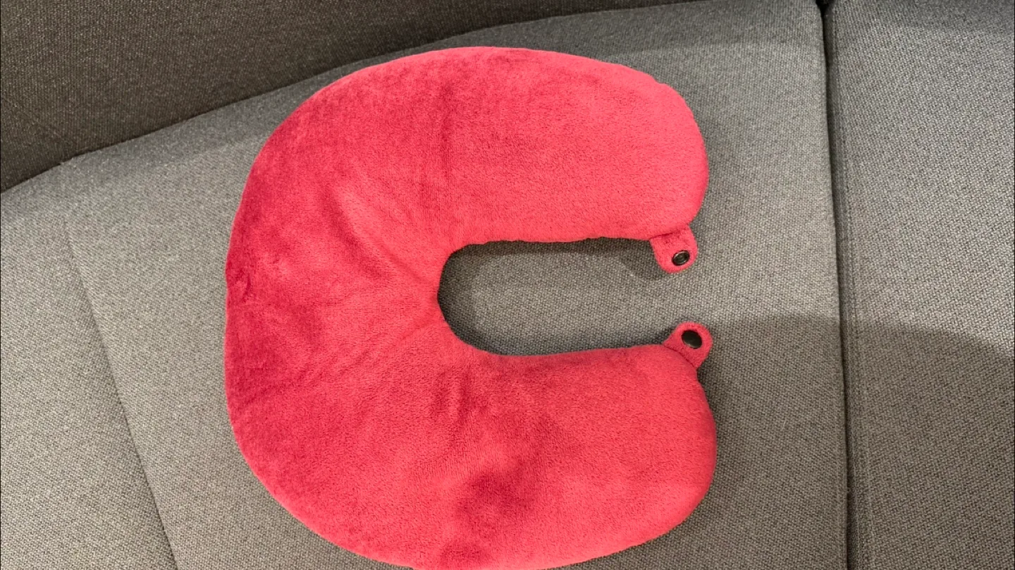 Red Travel Neck Pillow thumbnail