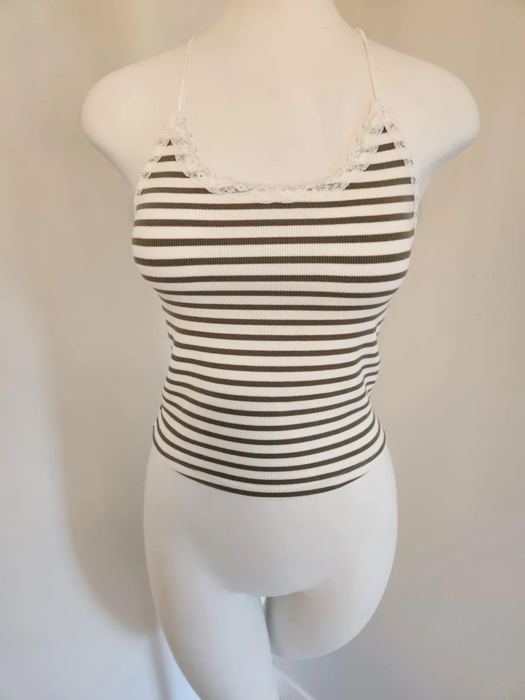 American Eagle Striped Halter Top - Size S thumbnail